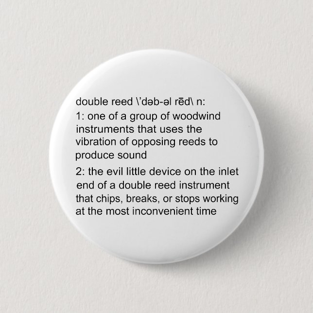 Doppeltes REEDdefinition Button (Vorderseite)
