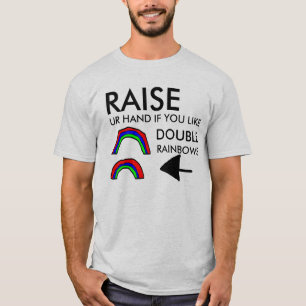 Doppeltes Regenbogen-Shirt T-Shirt