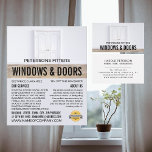 Doppeltür, Fenster- und Türklappen-Fitnessstudio Flyer<br><div class="desc">Flyer für die Werbung durch den Business Card Store für Doppel-Türen,  Fenster & Türen-Fitter-Unternehmen.</div>