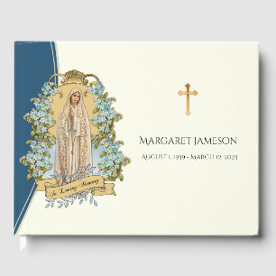 D'or Catholique Vierge Marie Funeral Memorial Livre d'i
