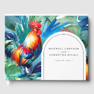 D'or Destination Mariage Livre d'invités Tropical