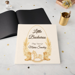 D'or Foil Rocse Boho Baby shower livre d'hôte