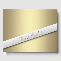 Gold Mariage, Anniversaire Événement Livre d'invit