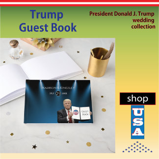D'or Grand Trump Extraordinaire Mariage Livre d'invité