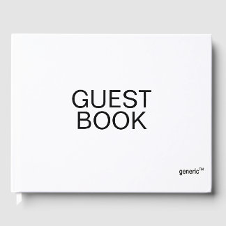 D'or GUEST LIVRE livre d'invité par genericTM