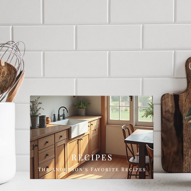 D'or Livre de cuisine de recette photo (Créateur téléchargé)