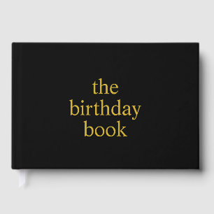 D'or Livre de naissance pour cadeau de premier annivers