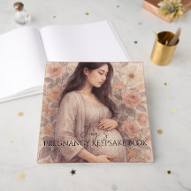 Livre de souvenirs de grossesse, femme enceinte as