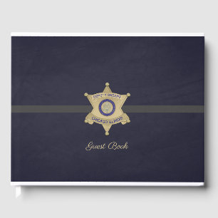 D'or Livre d'hôtes du shérif adjoint