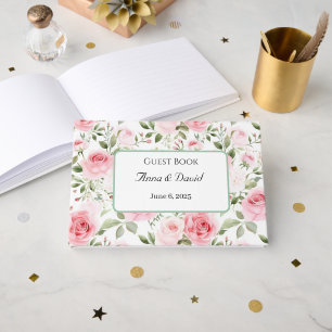 D'or Livre d'invité mariage