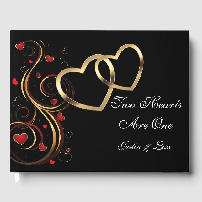 D'or Livre d'invité mariage (Recto)