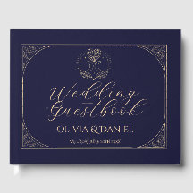 Livre d'invité mariage Cosmic Tarot Moon Stars Ali