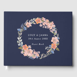 D'or Livre d'invité Mariage de la Marine et de la Pêche