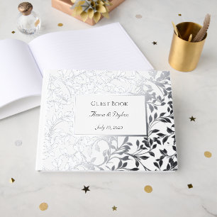 D'or Livre d'invité Mariage Giled Foil