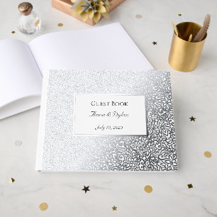 D'or Livre d'invité Mariage Giled Foil