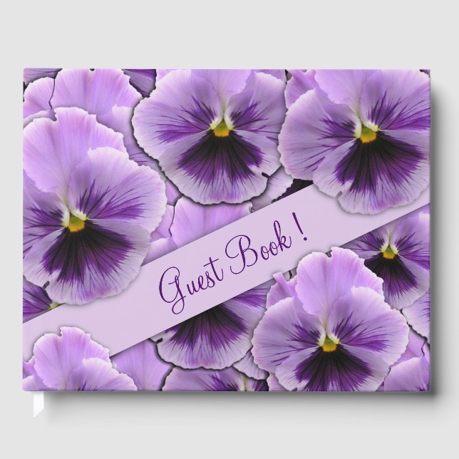 D'or Livre d'invité Pansy (Recto)
