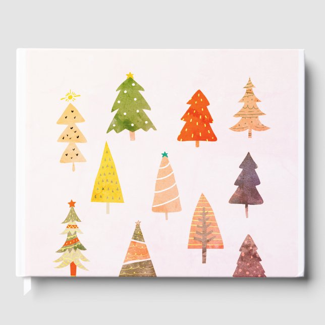 D'OR LIVRE D'INVITÉS ARBRES NOËL (Recto)