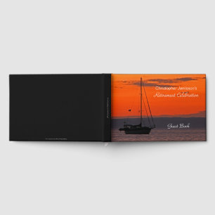 D'or Livre personnalisé pour la fête de retraite, voili