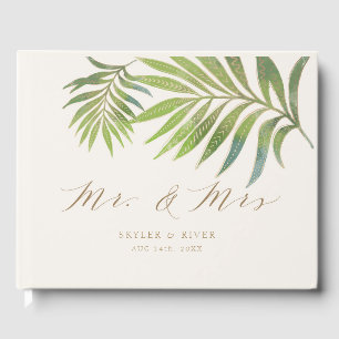 D'or Magnifique Mariage d'été livre d'hôtes