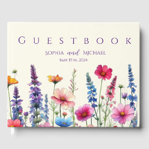 D'or Symphonie fleur sauvage - Livre d'invité