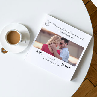 D'or Unique Élégant Mariage Photo Livre d'invité