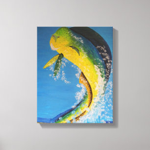 Dorado-Delphin Leinwanddruck
