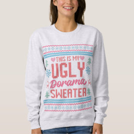 Dorama Ugly Christmas Sweater Strick Style Sweatshirt