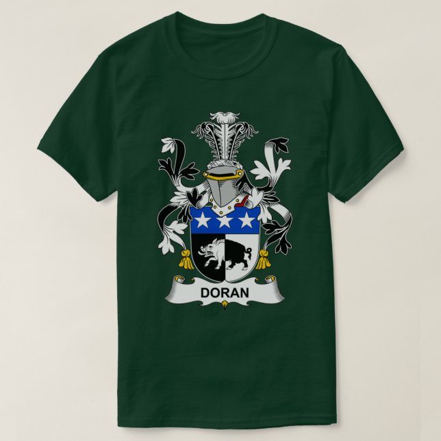 Doran Coat of Arms Family Crest  T-Shirt (Design vorne)