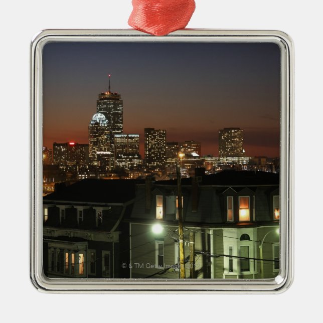 Dorchester-Höhennachbarschaft von Boston Ornament Aus Metall (Vorne)