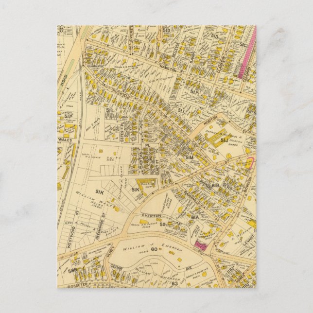 Dorchester, Massachusetts 7 Postkarte (Vorderseite)