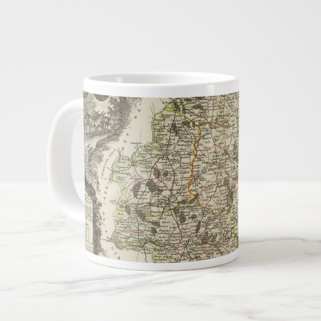 Dordeogne Jumbo-Tasse (Vorderseite Links)