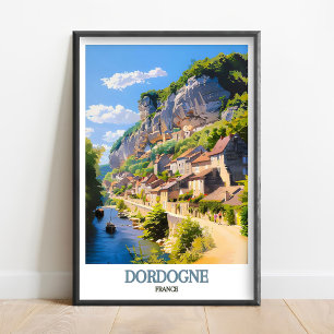 Dordogne Frankreich Kunst - Dordogne Poster - La R