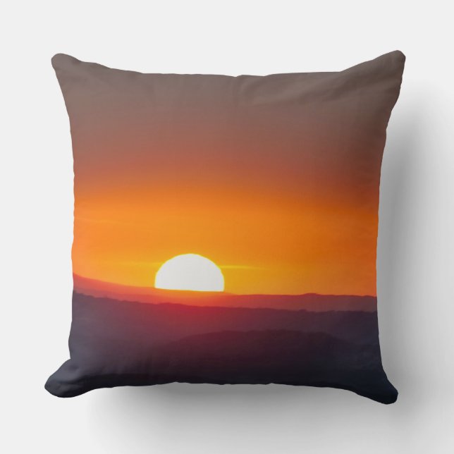Dordogne Sunrise Kissen (Vorderseite)