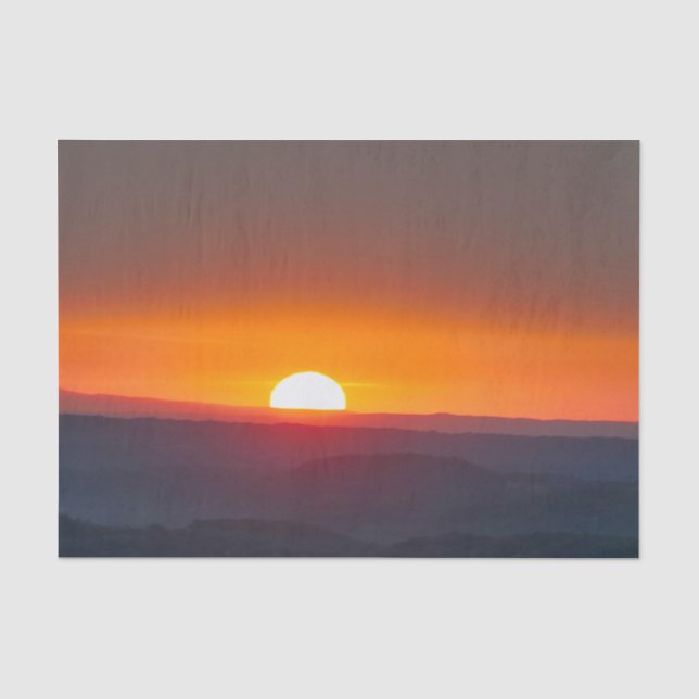 Dordogne Sunrise Seidenpapier (Vorderseite)