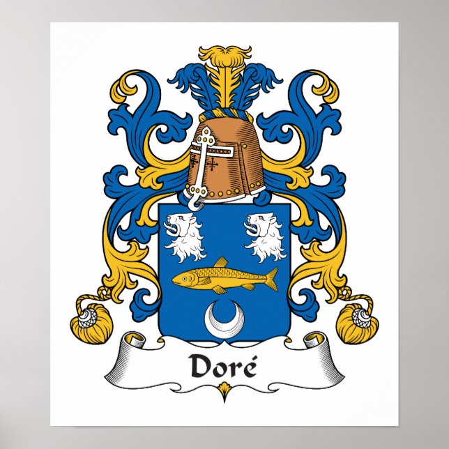 Dore Familienwappen Poster (Vorne)