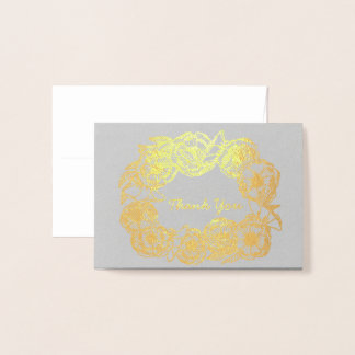 Dorée art pour carte de voeux caritative carte de remerc