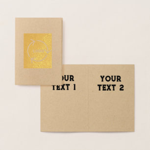 Dorée Carte à huile Kraft Premium Type d'enveloppe