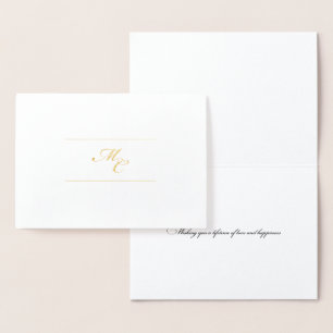 Dorée Carte cadeau/cadeau Mariah & Chris