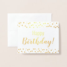 Carte d'aluminium - joyeux anniversaire ! -