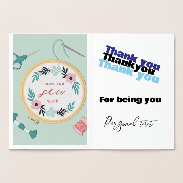 Dorée Carte d'anniversaire (Intérieur)