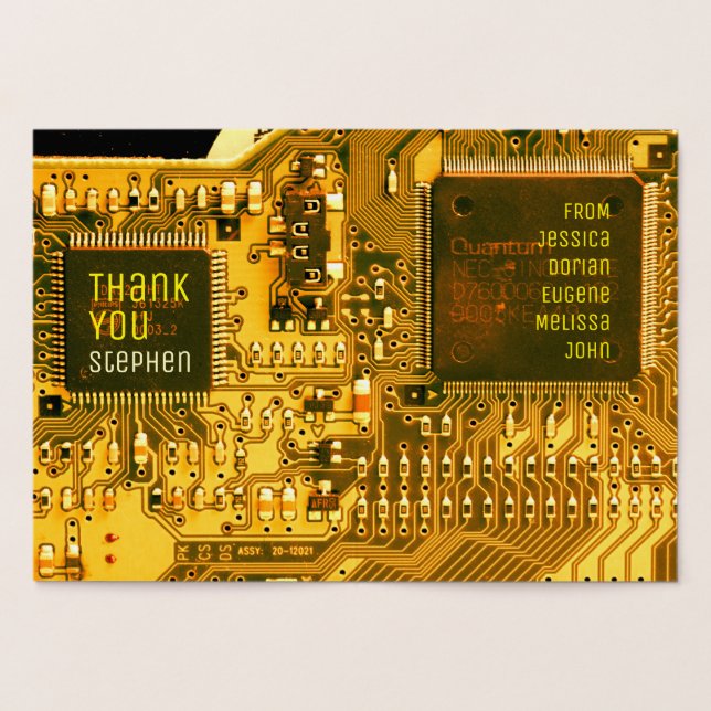 Dorée Carte de circuit imprimé électronique PCB marron e (Intérieur)
