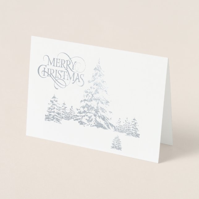 Dorée Carte de Noël (Devant)