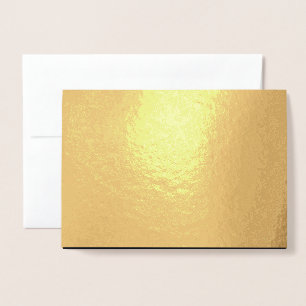 Dorée Carte de papier d'aluminium