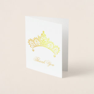 Dorée Carte de remerciements