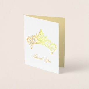 Dorée Carte de remerciements