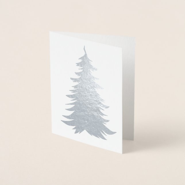 Dorée Carte de vacances TINSEL Silver (Devant)