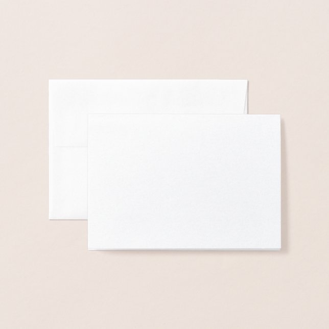 Dorée Carte Foil (Devant avec enveloppe)