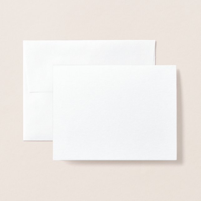 Dorée Carte Foil (Devant avec enveloppe)