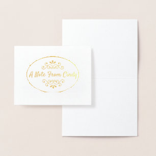 Dorée Carte Gold Foil
