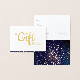 Dorée Chic Salon Spa Foil Carte cadeau